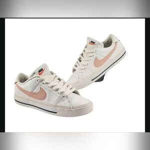Nike Court Legacy Next Nature Women's Shoes White/Pink CU4149-107  Size 6.5